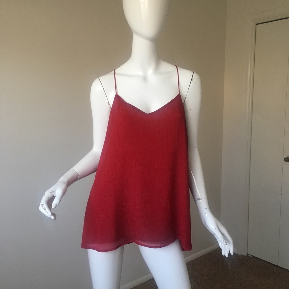 Express crepe top